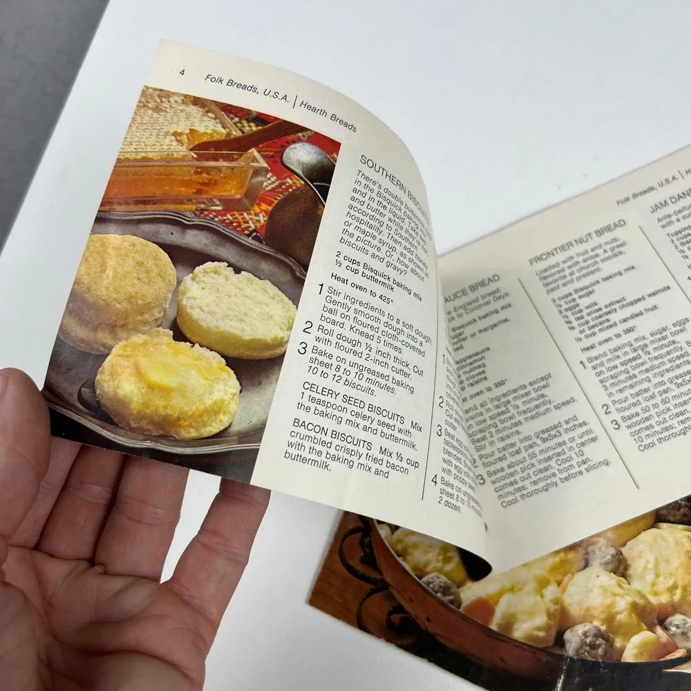 Betty Crocker Bisquick + Arm & Hammer Vintage Recipe Booklet Lot 4 Retro Cooking